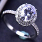 2 Carat Moissanite 18k Platinum-Plated Ring