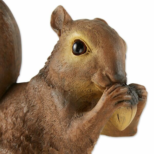 Accent Plus Nibbling Squirrel Garden Statue