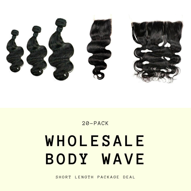 Brazilian Body Wave Short Length Wholesale Package